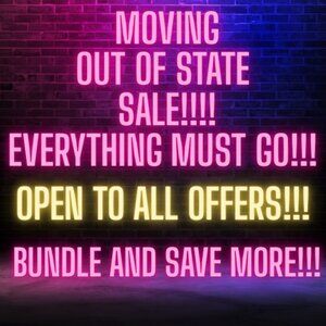 📦 MOVING SALE – EVERYTHING MUST GO! 🏡💨